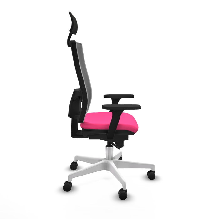 PIQUERAS Y CRESPO Silla de oficina Horna Rosa con mecanismo Sincro PIQUERAS Y CRESPO Silla de oficina Horna Rosa con mecanismo Sincro