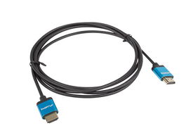 Lanberg Cable HDMI Macho Macho 1m, Alta Velocidad 4K HDR con Ethernet 18 Gb/s, 3840x2160 60Hz, HDMI 2.0, Ultra Delgado, Conectores Dorados