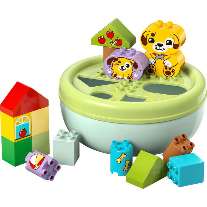 LEGO Duplo Clasificador Formas Casa De Los Perritos 10441 Juego de Construcción para Bebés +18 Meses