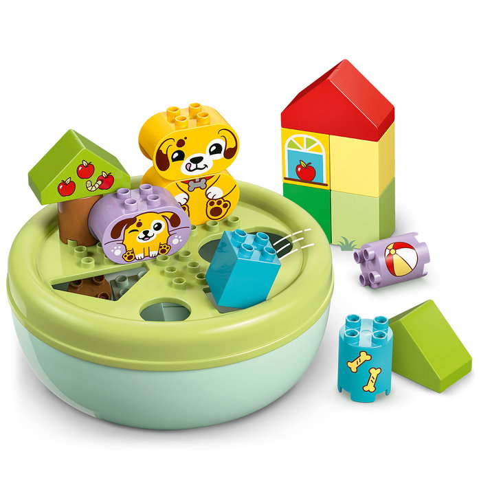 LEGO Duplo Clasificador Formas Casa De Los Perritos 10441 Juego de Construcción para Bebés +18 Meses