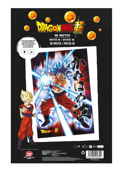 Sd toys Póster 3D Universal Survival Goku 58x38 cm Dragon Ball Super PVC Oficial