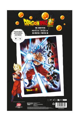 Sd toys Póster 3D Universal Survival Goku 58x38 cm Dragon Ball Super PVC Oficial