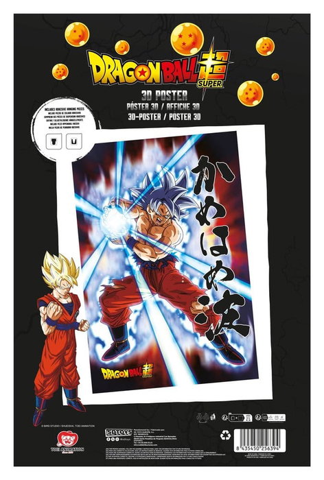 Sd Toys Póster 3D Universal Survival Goku Dragon Ball Super 58x38 cm
