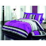 Aucune Juego de Cama 220x240 cm con 2 Fundas de Almohada 60x60 cm, 100% Algodón Reforzado, Lila