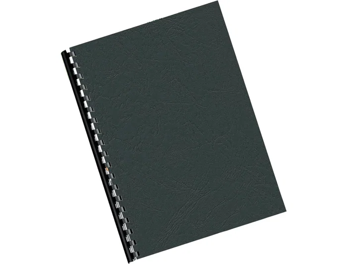 Q-connect Tapas para Encuadernación PVC DIN A3 Opaca Negra 200 mc Caja de 100 Unidades