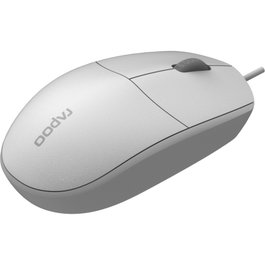Rapoo N100 Ratón Óptico Ambidextro Blanco
