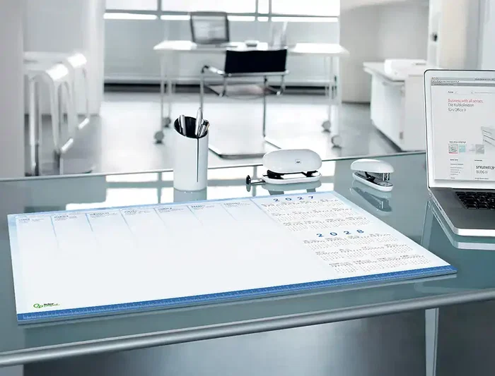 Liderpapel Planning de Sobremesa Semanal 2027-2028, 40x60 cm, 50 Hojas de 90 g/m², Vista Semana con Regla y Espacio para Notas Liderpapel Planning de Sobremesa Semanal 2027-2028, 40x60 cm, 50 Hojas de 90 g/m², Vista Semana con Regla y Espacio para Notas