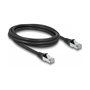 DeLOCK Cable de red RJ45 Cat.6A S/FTP PUR Outdoor 2 m negro