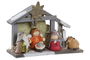 DKD Home Decor Nacimiento Navidad Tradicional Terracota LED Multicolor 21.5 x 8.5 x 15 cm