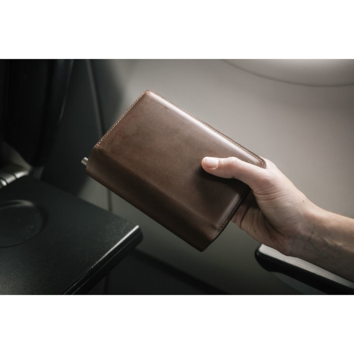 Nomad Leather Passport Wallet Pen Edition Rustic Brown