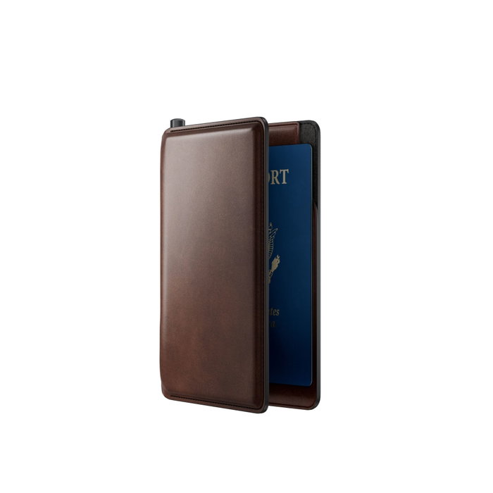 Nomad Leather Passport Wallet Pen Edition Rustic Brown
