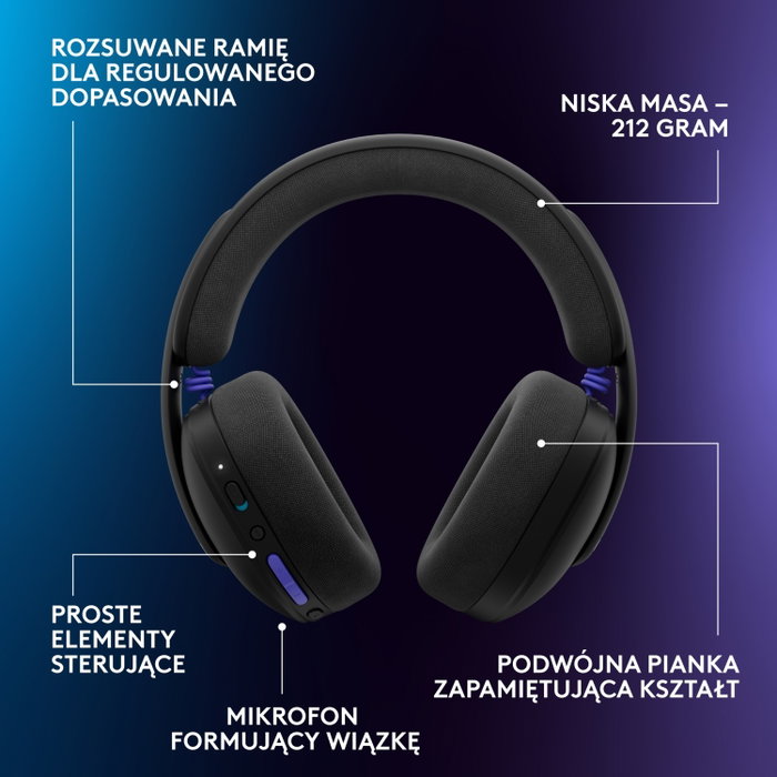 Logitech G G325 Lightspeed Auriculares Gaming Inalámbricos Negro