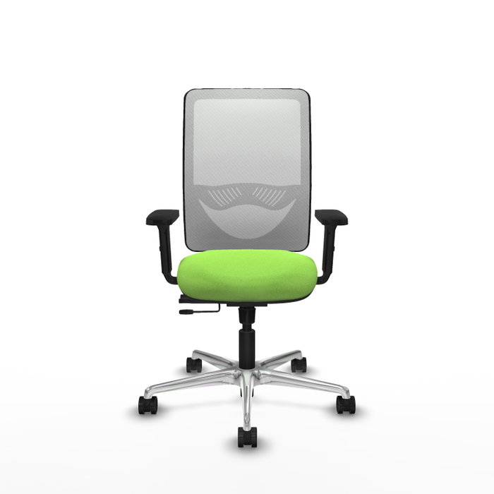 PIQUERAS Y CRESPO Silla de oficina Zulema Pistacho/Blanco con mecanismo Sincro/Traslack PIQUERAS Y CRESPO Silla de oficina Zulema Pistacho/Blanco con mecanismo Sincro/Traslack