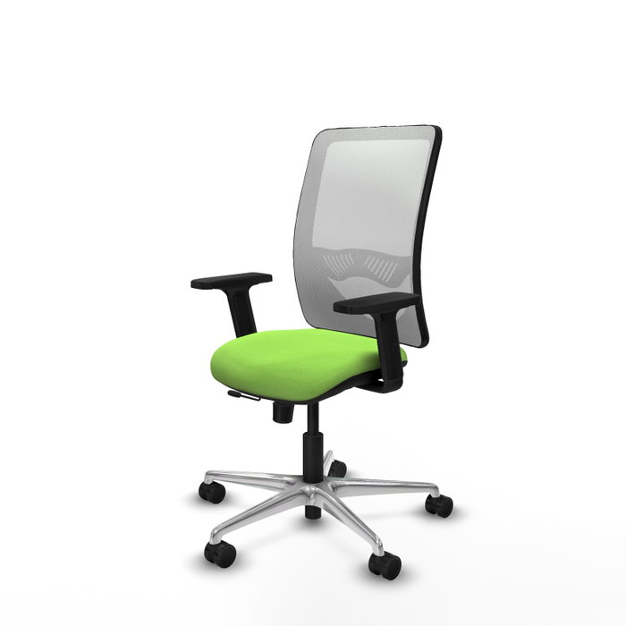 PIQUERAS Y CRESPO Silla de oficina Zulema Pistacho/Blanco con mecanismo Sincro/Traslack PIQUERAS Y CRESPO Silla de oficina Zulema Pistacho/Blanco con mecanismo Sincro/Traslack