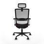 PIQUERAS Y CRESPO Silla de oficina Haches con mecanismo Sincro/Traslack, Morado y Blanco