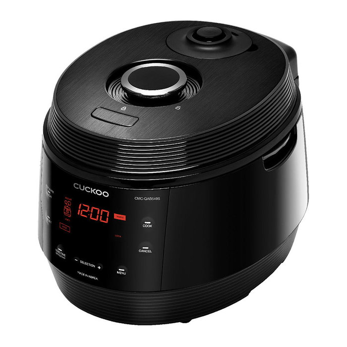 Cuckoo CMC-QAB549S Multikocher 5.00l Cocina Digital de Vapor a Presión 1100W Negro Aluminio