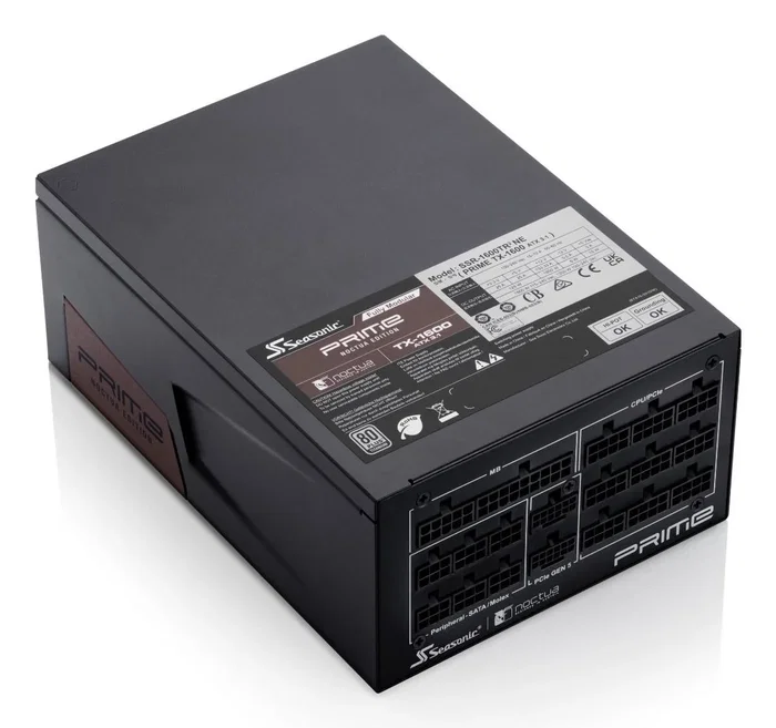 Seasonic Prime TX-1600 Noctua Edition 1600W 80 PLUS Titanium ATX Seasonic Prime TX-1600 Noctua Edition 1600W 80 PLUS Titanium ATX