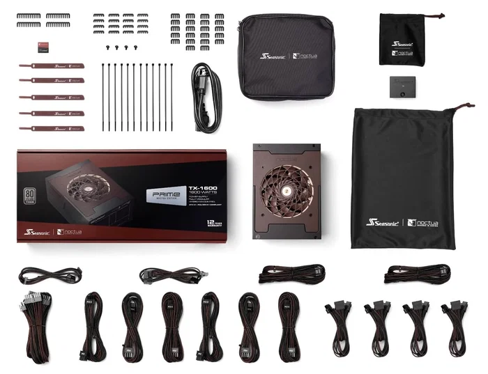Seasonic Prime TX-1600 Noctua Edition 1600W 80 PLUS Titanium ATX Seasonic Prime TX-1600 Noctua Edition 1600W 80 PLUS Titanium ATX