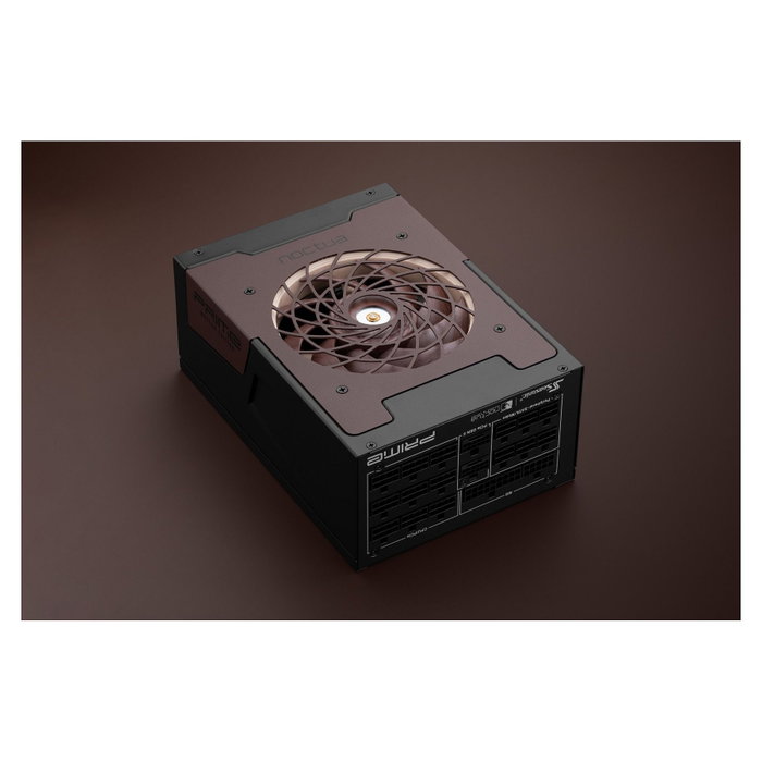 Seasonic PRIME TX-1600 Noctua Edition - Fuente de alimentación ATX 3.1, 1600W, 80 PLUS Titanium, totalmente modular, ventilador silencioso de 12 cm, 2x 12 Pin GPU, negro