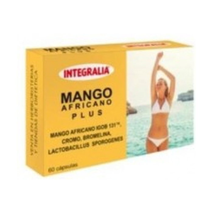Integralia Mango Africano Plus 60 cápsulas - Control de apetito y pérdida de peso Integralia Mango Africano Plus 60 cápsulas - Control de apetito y pérdida de peso