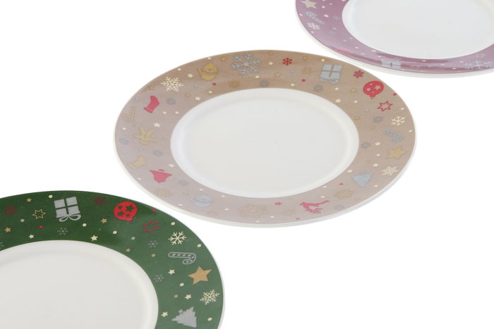 DKD Home Decor Café Navidad Tradicional Set de 6 Piezas Porcelana Rojo Verde Blanco 7.5 x 5.7 x 8 cm DKD Home Decor Café Navidad Tradicional Set de 6 Piezas Porcelana Rojo Verde Blanco 7.5 x 5.7 x 8 cm