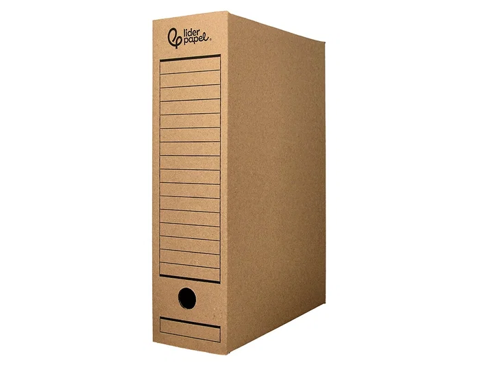 Liderpapel Caja de Archivo Definitivo DIN A4 Kraft