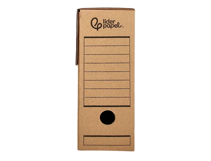 Liderpapel Caja de Archivo Definitivo DIN A4 Kraft