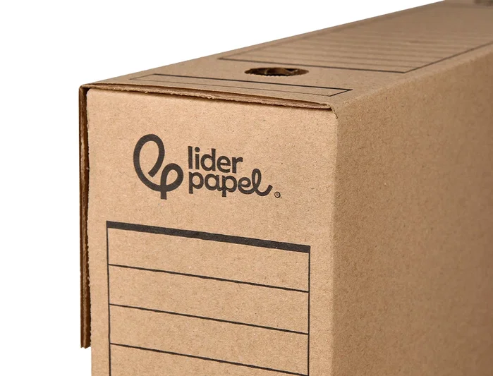 Liderpapel Caja de Archivo Definitivo DIN A4 Kraft