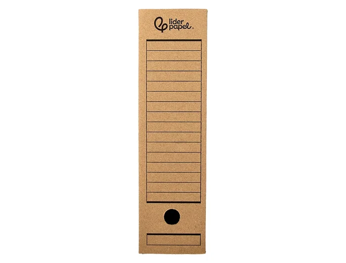 Liderpapel Caja de Archivo Definitivo DIN A4 Kraft