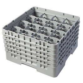 CAMBRO Cesta de lavado 16 compartimentos Gris claro