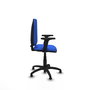 PIQUERAS Y CRESPO Silla de oficina Aýna Azul con Brazos 2D