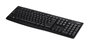 Logitech Teclado Inalámbrico Wireless K270 con Receptor Unifying, Diseño Full Size Espacios Numérico y Resistente a Salpicaduras, Batería de Larga Duración, Teclas de Acceso Rápido