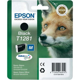 Cartucho Inkjet Epson T128140 Stylus S22 Sx125/420W/425W Office Bx305F/305Fw Negro