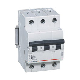 Legrand 419169 RX3 LS-Schalter B 16A 3-polig 6kA 400VAC 3TE