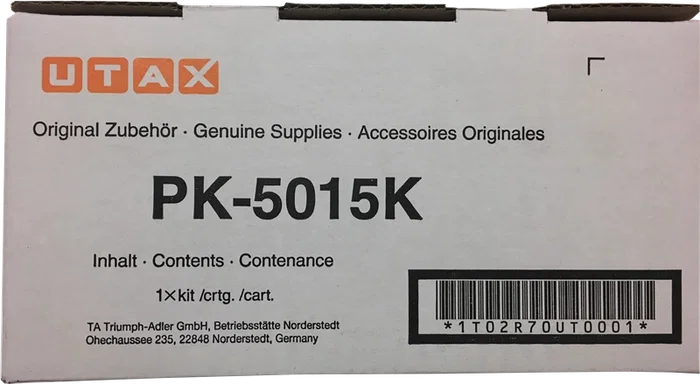Utax Tóner negro PK-5015K 1T02R70UT0 Utax Tóner negro PK-5015K 1T02R70UT0