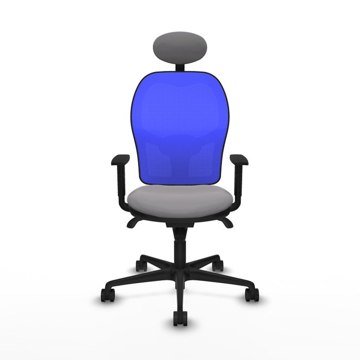 PIQUERAS Y CRESPO Silla de oficina Jorquera Gris y Azul PIQUERAS Y CRESPO Silla de oficina Jorquera Gris y Azul