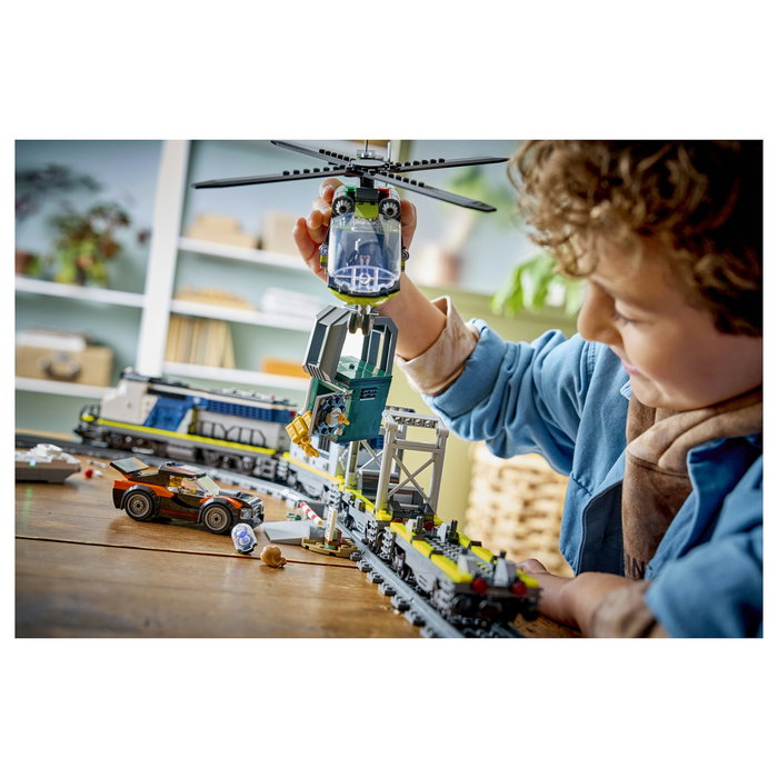 LEGO 60508 City Asalto al Tren de Policía, Juego de Construcción de 1313 Piezas para Niños de 7 a 99 Años, Multicolor