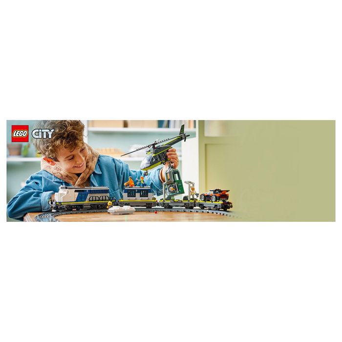 LEGO 60508 City Asalto al Tren de Policía, Juego de Construcción de 1313 Piezas para Niños de 7 a 99 Años, Multicolor