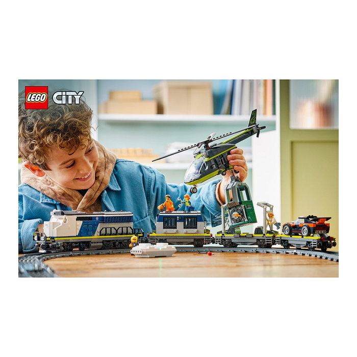 LEGO 60508 City Asalto al Tren de Policía, Juego de Construcción de 1313 Piezas para Niños de 7 a 99 Años, Multicolor