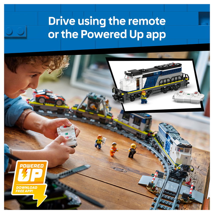 LEGO 60508 City Asalto al Tren de Policía, Juego de Construcción de 1313 Piezas para Niños de 7 a 99 Años, Multicolor