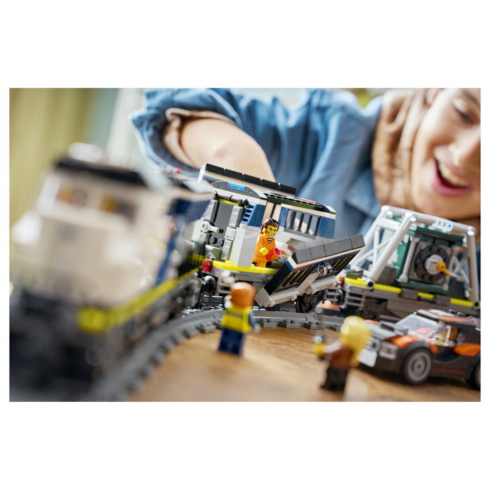 LEGO 60508 City Asalto al Tren de Policía, Juego de Construcción de 1313 Piezas para Niños de 7 a 99 Años, Multicolor