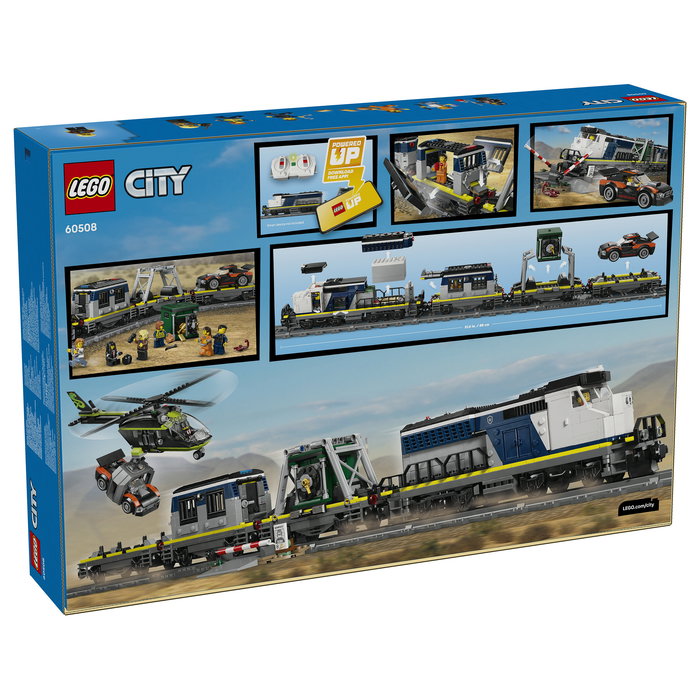 LEGO 60508 City Asalto al Tren de Policía, Juego de Construcción de 1313 Piezas para Niños de 7 a 99 Años, Multicolor