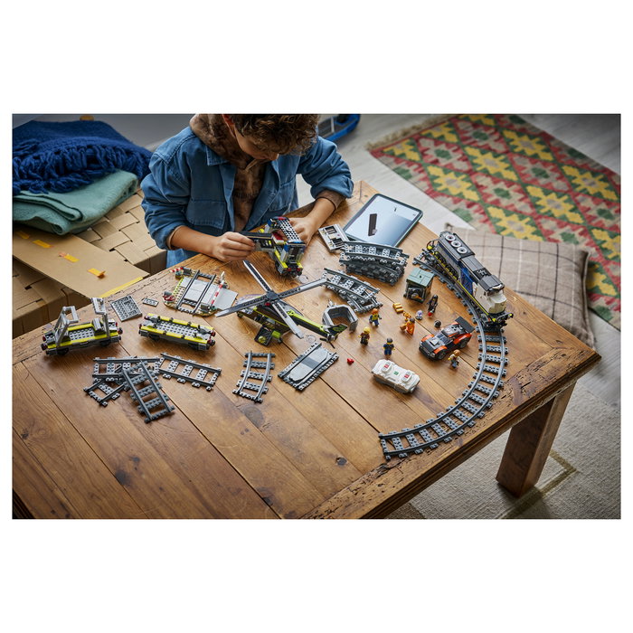 LEGO 60508 City Asalto al Tren de Policía, Juego de Construcción de 1313 Piezas para Niños de 7 a 99 Años, Multicolor