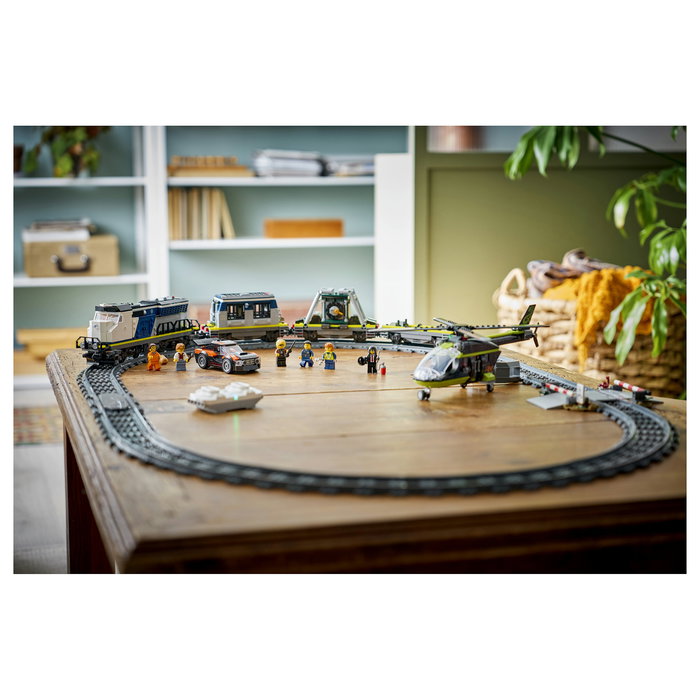 LEGO 60508 City Asalto al Tren de Policía, Juego de Construcción de 1313 Piezas para Niños de 7 a 99 Años, Multicolor