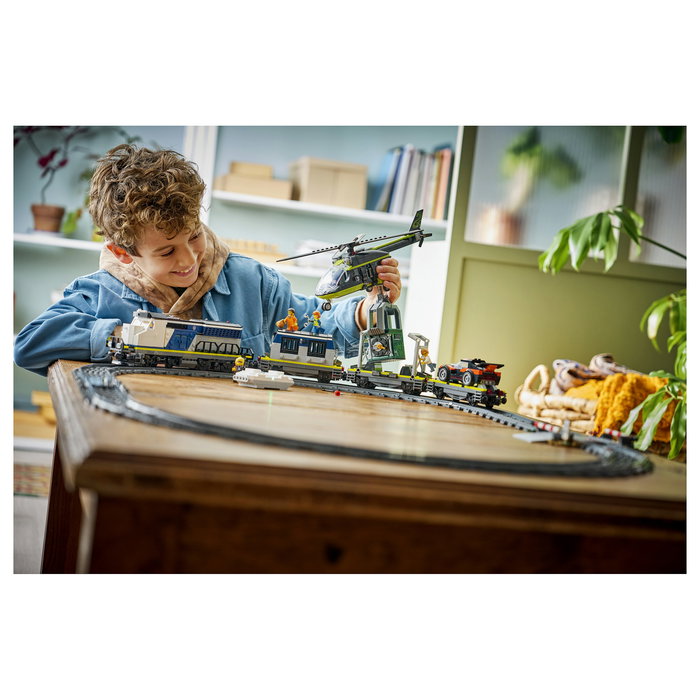 LEGO 60508 City Asalto al Tren de Policía, Juego de Construcción de 1313 Piezas para Niños de 7 a 99 Años, Multicolor