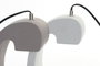 DKD Home Decor Lámpara de Sobremesa de Cemento Surtido Gris