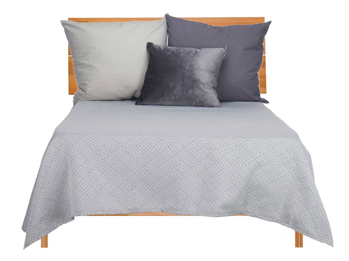 Giftdecor Colcha Cama Geometrico Gris 240x260 cm (Set de 4) Giftdecor Colcha Cama Geometrico Gris 240x260 cm (Set de 4)