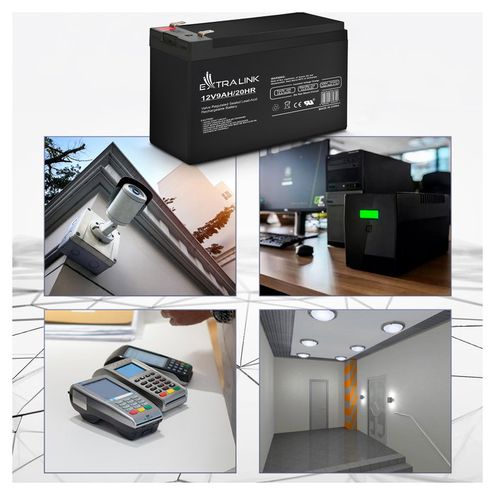 Extralink Batería AGM de mantenimiento libre 9.000 mAh