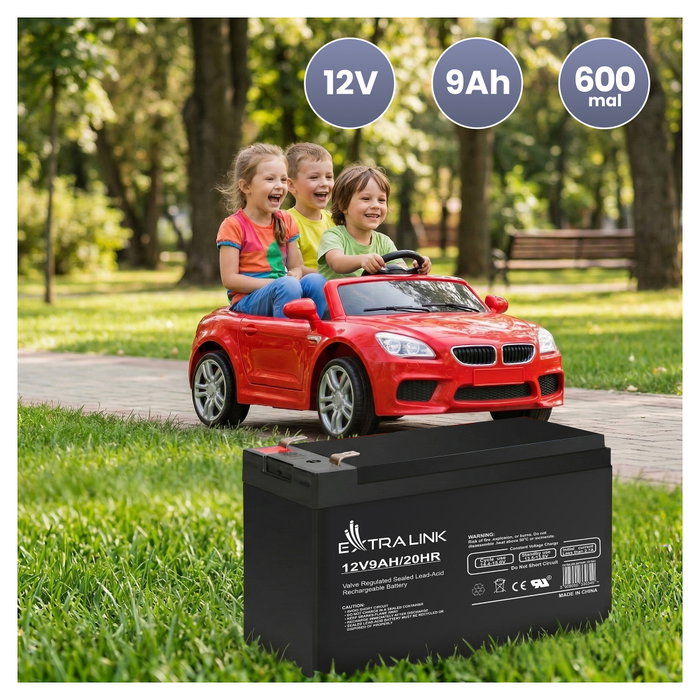 Extralink Batería AGM de mantenimiento libre 9.000 mAh