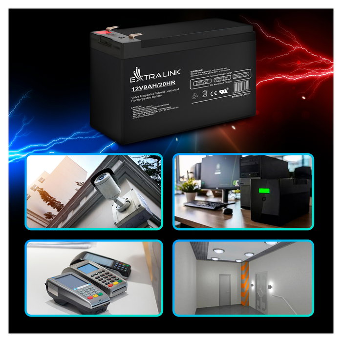Extralink Batería AGM de mantenimiento libre 9.000 mAh